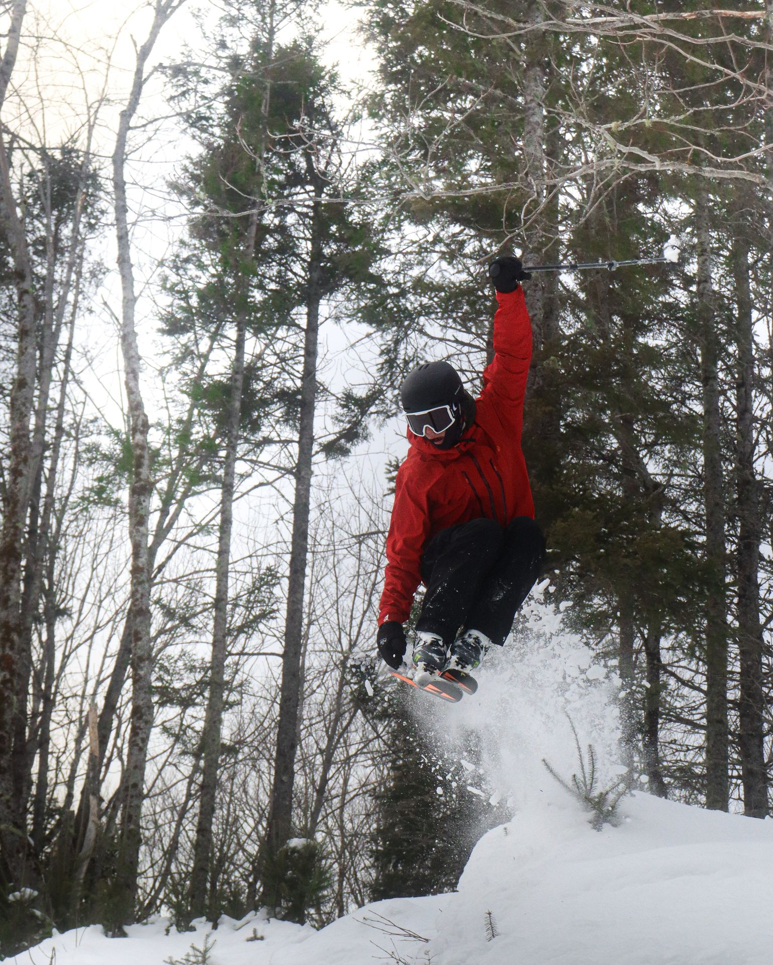 photographie saut à ski en action