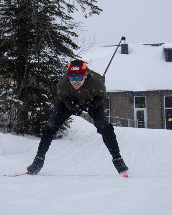 photographie skieur de fond